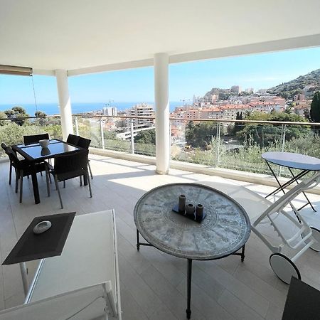 Grand 3 Pieces Avec Terrasse Vue Mer Tout Confort Beausoleil Eksteriør bilde