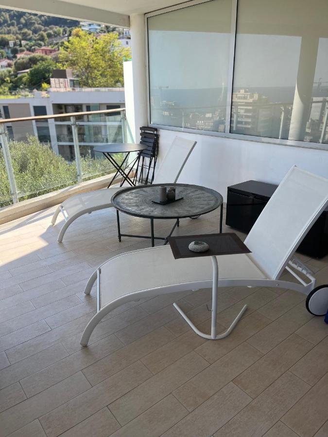 Grand 3 Pieces Avec Terrasse Vue Mer Tout Confort Beausoleil Eksteriør bilde