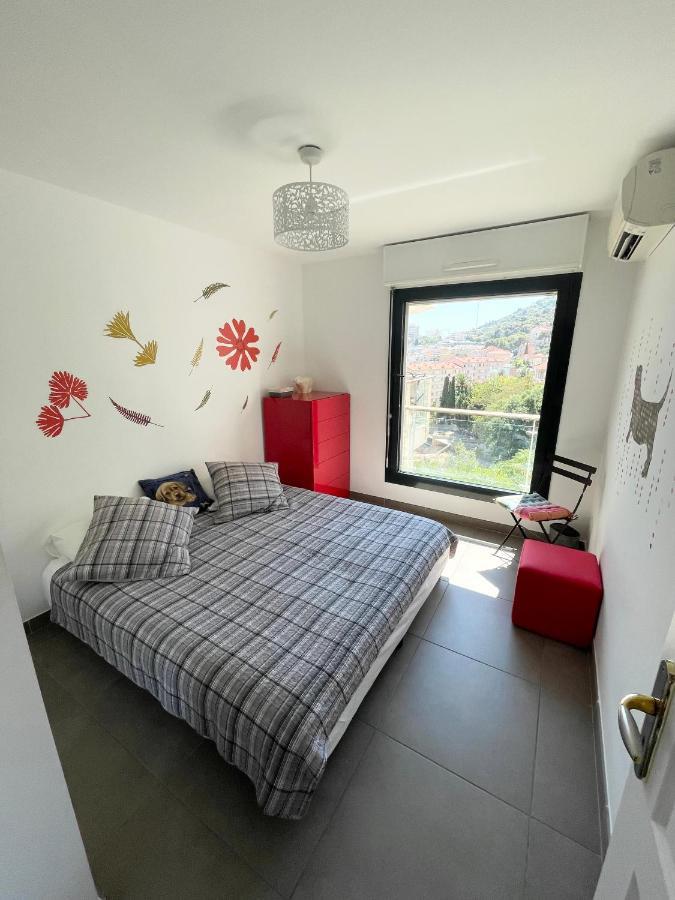 Grand 3 Pieces Avec Terrasse Vue Mer Tout Confort Beausoleil Eksteriør bilde