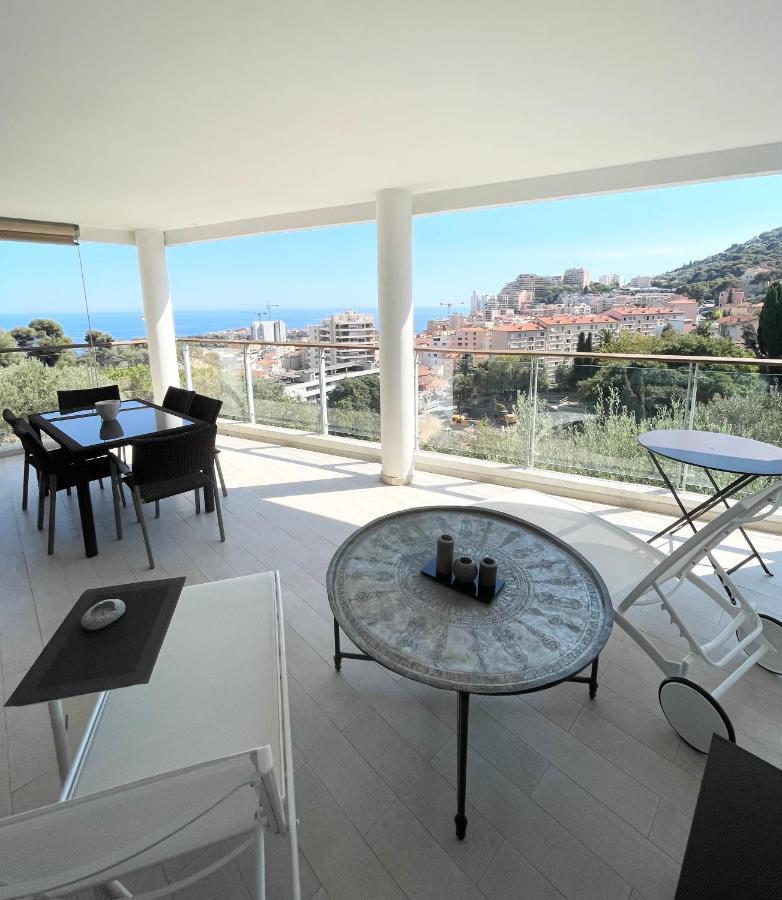 Grand 3 Pieces Avec Terrasse Vue Mer Tout Confort Beausoleil Eksteriør bilde